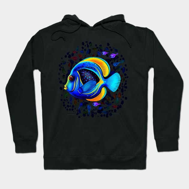 Blue Tang Halloween Hoodie by JH Mart